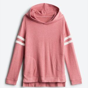 NWT R+R Brushed Varsity Hoodie, Pink, Girls XL